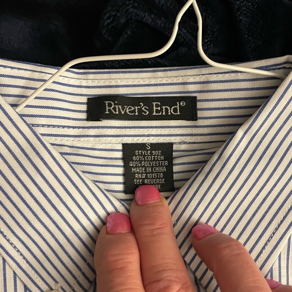 Men’s Small Striped button down shirt 
New with Tags MSRP$50 - Picture 4 of 11